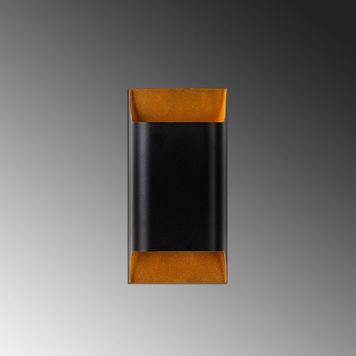 Opviq Bera - 15311 Lámpara de Pared de Metal Negro